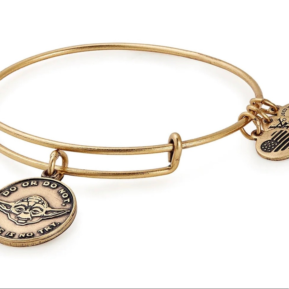 Star Wars™ Yoda Charm Bangle, ALEX AND ANI, WEAR FOR HOPE + COURAGE, Gold